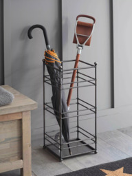 Garden Trading Farringdon Metal Umbrella Stand, Dark Grey - thumbnail 2