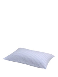 Piglet in Bed Washed Cotton Percale Favourite Shirt Stripe Bedding, Pale Blue - thumbnail 2