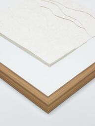 John Lewis Layered Paper Framed Canvas, Set of 2, 50 x 50cm, White - thumbnail 2