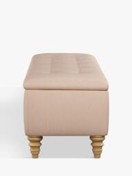 John Lewis Rouen Upholstered Ottoman Storage Box - thumbnail 4
