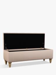 John Lewis Rouen Upholstered Ottoman Storage Box - thumbnail 2