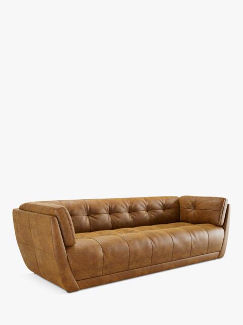 At The Helm Theo Grand 4 Seater Leather Sofa - image 1
