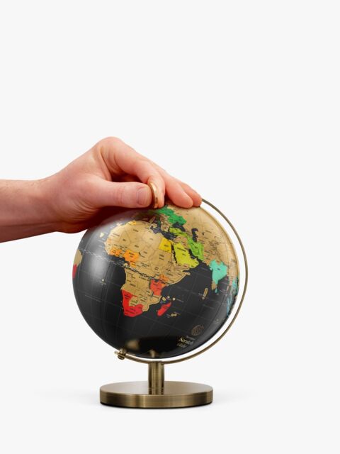 Luckies Scratch World Map Globe, Multi, 14cm - image 1