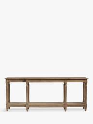 OKA Upton Console Table, Burnt Oak - thumbnail 1