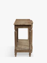 OKA Upton Console Table, Burnt Oak - thumbnail 4