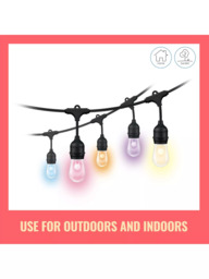 WiZ Smart LED White and Colour Outdoor Festoon Lights - thumbnail 3