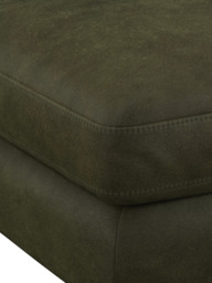John Lewis Camber Leather Footstool, Light Leg - thumbnail 6