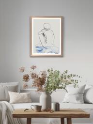 Brookpace Lascelles Anna Bulow 'Zen' Limited Edition Framed Print & Mount, 75 x 55cm, Grey - thumbnail 3