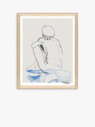 Brookpace Lascelles Anna Bulow 'Zen' Limited Edition Framed Print & Mount, 75 x 55cm, Grey