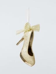 John Lewis The Enthusiast Stiletto with Bow Bauble, Gold