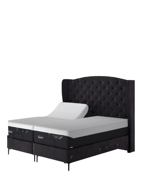 TEMPUR® Suffolk Adjustable Disc Continental 2 Drawer Divan Base, Single - image 1