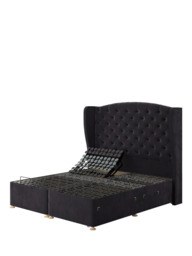 TEMPUR® Suffolk Adjustable Disc Continental 2 Drawer Divan Base, Single - thumbnail 3