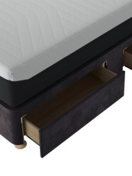 TEMPUR® Suffolk Adjustable Disc Continental 2 Drawer Divan Base, Single - thumbnail 6