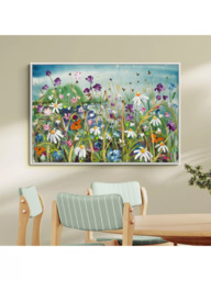 John Lewis Rachael Dalzell 'Wandering the Coastal Path' Framed Canvas Print, 83 x 124cm, Multi/White - thumbnail 2
