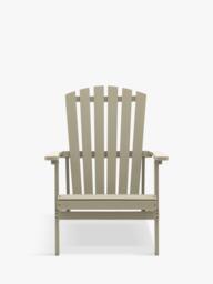 Gallery Direct Siena Acacia Wood Garden Lounge Chair, Grey - thumbnail 1