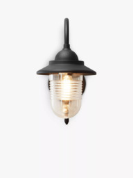 John Lewis Wickham Outdoor Wall Light, Black - thumbnail 4