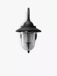 John Lewis Wickham Outdoor Wall Light, Black - thumbnail 5
