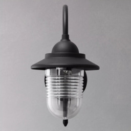 John Lewis Wickham Outdoor Wall Light, Black - thumbnail 2