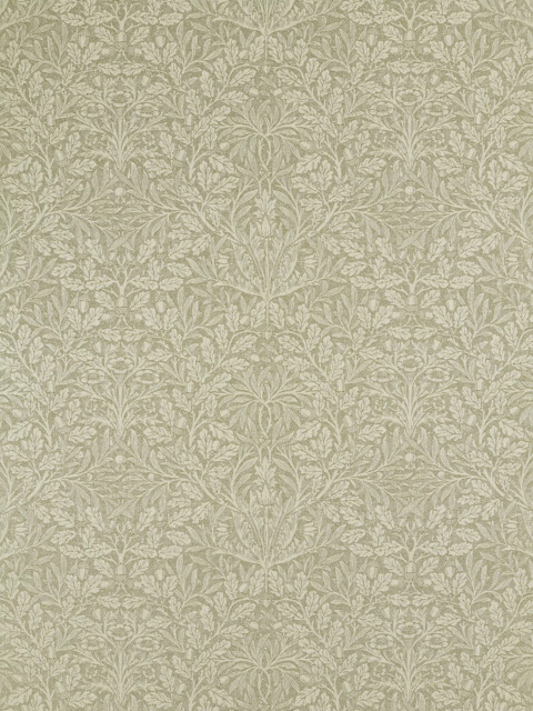 Morris & Co. Acorn Made to Measure Curtains or Roman Blind, Moss - image 1