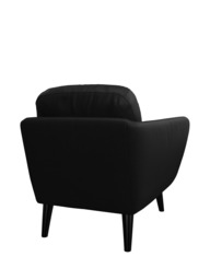 John Lewis Arlo Leather Armchair, Dark Leg - thumbnail 4