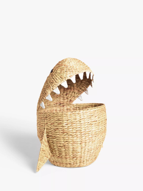John Lewis Kids' Shark Water Hyacinth Storage Basket - image 1