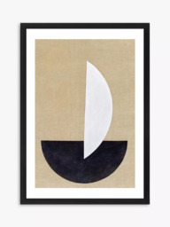 Brookpace Lascelles 'Geometry 3' Framed Print & Mount, 76 x 56cm, Brown - thumbnail 1