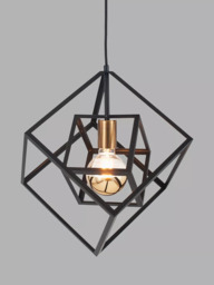Pacific Alessio Pendant Ceiling Light, Black - thumbnail 4
