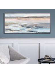 John Lewis Valeria Mravyan 'Eventide' Abstract Framed Canvas, 59 x 134cm, Multi - thumbnail 3