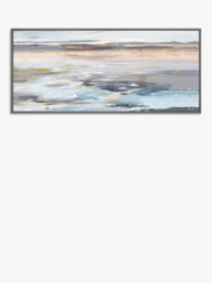 John Lewis Valeria Mravyan 'Eventide' Abstract Framed Canvas, 59 x 134cm, Multi - thumbnail 1