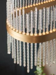 Bay Lighting Kai Linear Pendant Ceiling Light, Gold - thumbnail 5
