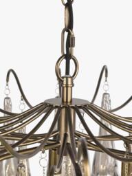 John Lewis Beatrix Chandelier Ceiling Light, Antique Bronze - thumbnail 6