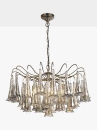 John Lewis Beatrix Chandelier Ceiling Light, Antique Bronze - thumbnail 1