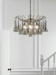 John Lewis Beatrix Chandelier Ceiling Light, Antique Bronze - thumbnail 2