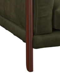 John Lewis Nest Medium 2 Seater Leather Sofa, Dark Leg - thumbnail 6