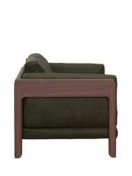 John Lewis Nest Medium 2 Seater Leather Sofa, Dark Leg - thumbnail 2