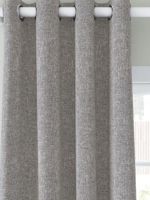 John Lewis Boucle Pair Blackout/Thermal Lined Eyelet Curtains - image 1