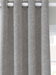 John Lewis Boucle Pair Blackout/Thermal Lined Eyelet Curtains - thumbnail 1