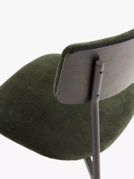 John Lewis ANYDAY Motion Corduroy Velvet Upholstered Dining Chairs, Set of 2 - thumbnail 5