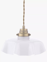 Laura Ashley Banham Pendant Ceiling Light, Antique Brass - thumbnail 4