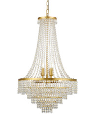 John Lewis Heera Extra Large Chandelier, Vintage Gold - thumbnail 6