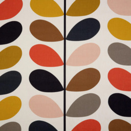 Orla Kiely Multi Stem Pair Lined Eyelet Curtains - thumbnail 2