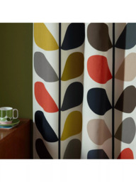 Orla Kiely Multi Stem Pair Lined Eyelet Curtains - thumbnail 4