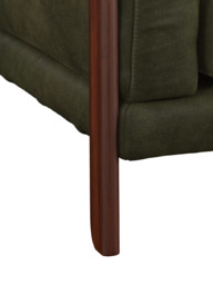 John Lewis Nest Grand 4 Seater Leather Sofa, Dark Leg - thumbnail 6