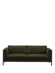 John Lewis Nest Grand 4 Seater Leather Sofa, Dark Leg - thumbnail 4