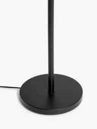 John Lewis Tapered Shade Floor Lamp, Black/Brass - thumbnail 6