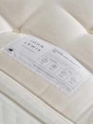John Lewis Waitrose Wool 1800 Pillowtop Pocket Spring Mattress, Medium Tension, Small Double - thumbnail 2
