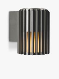 Nordlux Aludra Ribbed Outdoor Wall Light, Anthracite