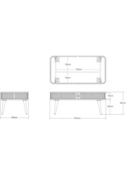 John Lewis Grayson Storage Coffee Table - thumbnail 5