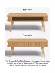 John Lewis Grayson Storage Coffee Table - thumbnail 4