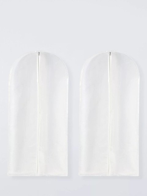 John Lewis Long Dress/Coat Cover, Set of 2, Translucent - image 1